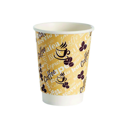 4Aces Double Wall 8oz Red Bean Paper Cup Pack 500 AS55660
