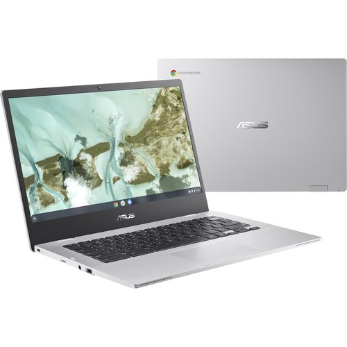 ASUS Chromebook N4020 14 Inch FHD Intel Celeron N 4GB LPDDR4-SDRAM 64GB Silver CX1400CMAEB0130 Asus