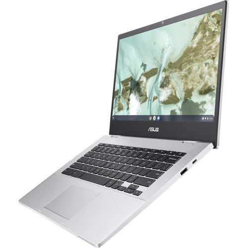 ASUS Chromebook N4020 14 Inch FHD Intel Celeron N 4GB LPDDR4-SDRAM 64GB Silver CX1400CMAEB0130 Asus