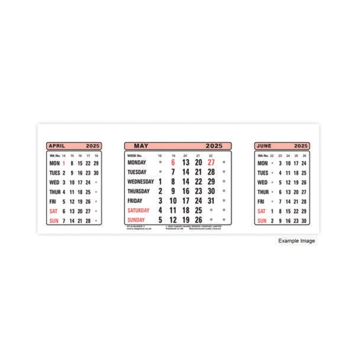 AT3SR25 | For use with your At-A-Glance refillable calendar, this handy refill contains 2025 dates, which slot easily into the freestanding base (sold separately). The refill contains 12 full months and also reference calendar for each month.