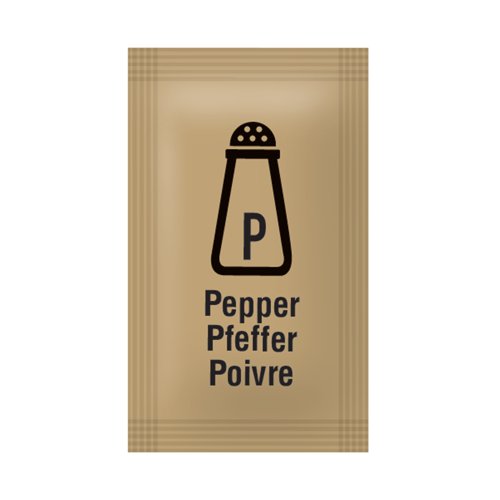 AU00072 SS Pepper Sachets (Pack of 2000) 60111370