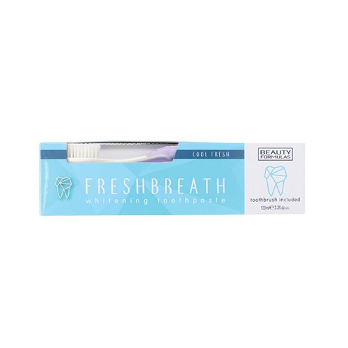 Beauty Formulas Freshbreath Whitening Toothpaste/Tooth Brush (Pack of 12) TOBEA151.
