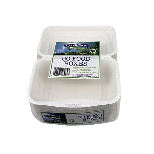 RY03860 / B004可生物降解超级刚性食品盒(每盒50个