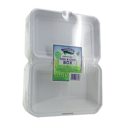 303306B Pack of 1000 MyCafe Sulphite Film Front Bag 250x250mm White