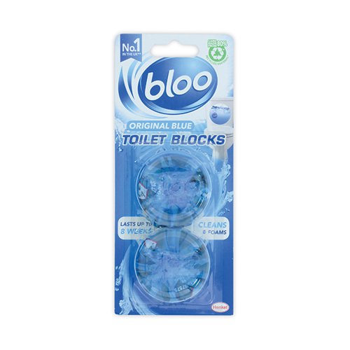 Bloo Toilet Blocks Original Blue Twin Pack (Pack of 24) HOBLO001