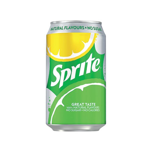 Sprite Zero Lemon-Lime Soft Drink Can 330ml (Pack of 24)