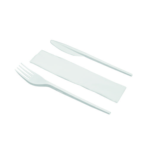 Knife Fork and Napkin Meal Pack (Pack of 250) MEALPACK3