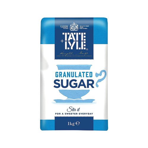 Tate and Lyle Granulated Sugar 1Kg (Pack of 15) A06636 AU91001 Buy online at Office 5Star or contact us Tel 01594 810081 for assistance