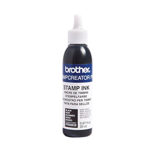 Brother Stamp Creator Ink Refill Bottle Black PRINKB - Brother - BA05521 - McArdle Computer and Office Supplies