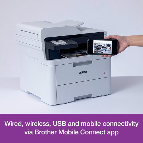 Brother DCP-L3560CDW Colourful And Connected LED 3-In-1 Laser Printer DCPL3560CDWZU1 - Brother - BA23968 - McArdle Computer and Office Supplies
