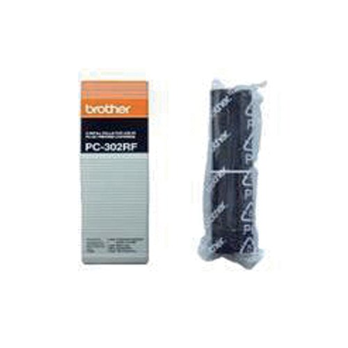 Brother Fax Ribbon Thermal Page Life 470pp Black Ref PC302RF Pack of 2