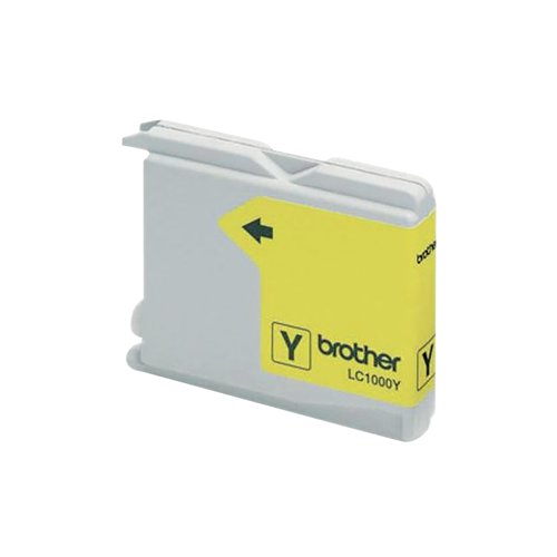 Brother LC1000Y Inkjet Cartridge Yellow LC1000Y Inkjet Cartridges BA64396
