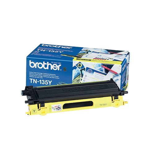 Brother TN-135Y Toner Cartridge High Yield Yellow TN135Y Toner BA64816