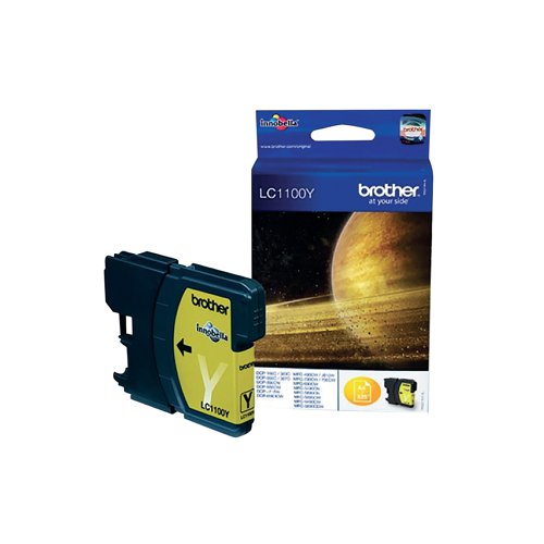 Brother LC1100Y Inkjet Cartridge Yellow LC1100Y