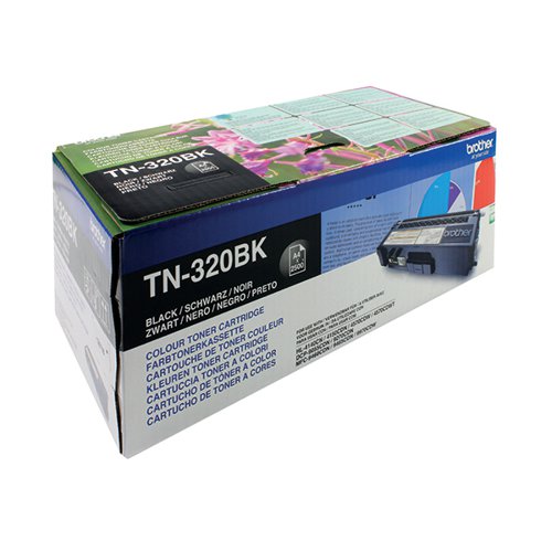 Brother TN320BK Black Laser Toner Cartridge TN-320BK