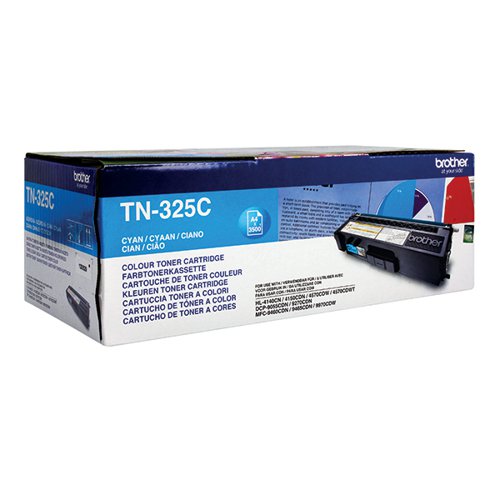 Brother TN325C Cyan Toner Cartridge High Capacity TN-325C