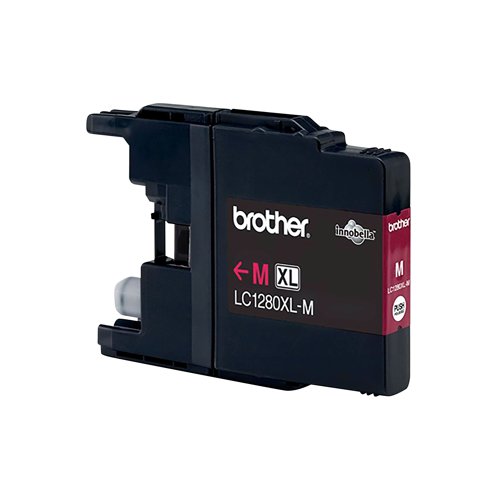 Brother LC1280XLM Inkjet Cartridge High Yield Magenta LC1280XLM - BA69406