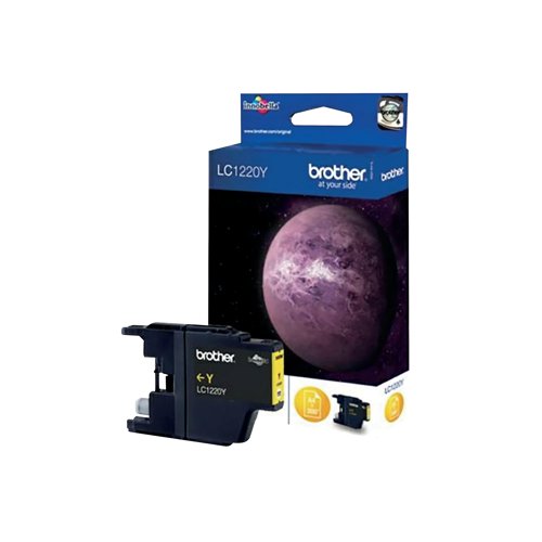 Brother LC1220Y Inkjet Cartridge Yellow LC1220Y