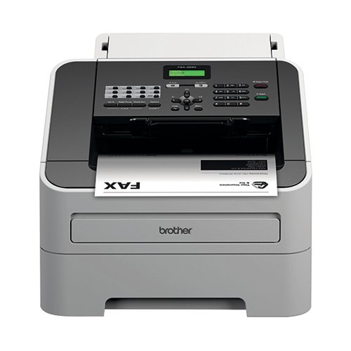 Brother FAX-2840 Mono Laser Fax Machine Grey