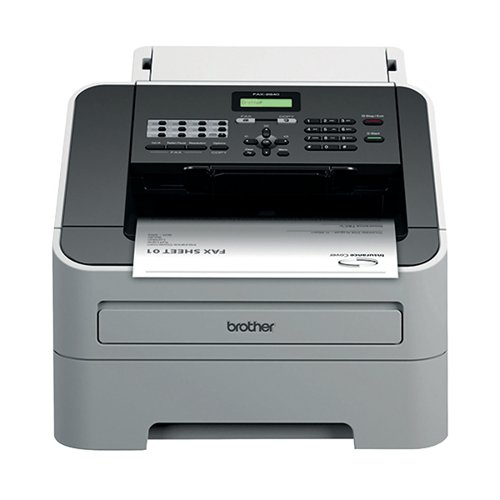 Brother FAX-2940 High-Speed Laser Fax Machine White FAX2940ZU1