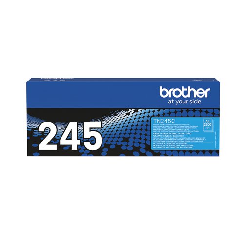 Brother TN-245C Toner Cartridge High Yield Cyan TN245C - BA71846