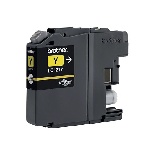 Brother LC121Y Inkjet Cartridge Multipack Yellow LC121Y