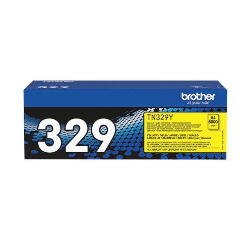 BA73514 Brother TN-329Y Toner Cartridge Super High Yield Yellow TN329Y