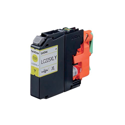 Brother LC225XLY Inkjet Cartridge High Yield Yellow LC225XLY - BA73597