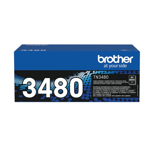 Brother TN-3480 Toner Cartridge High Yield Black TN3480 Toner BA75565