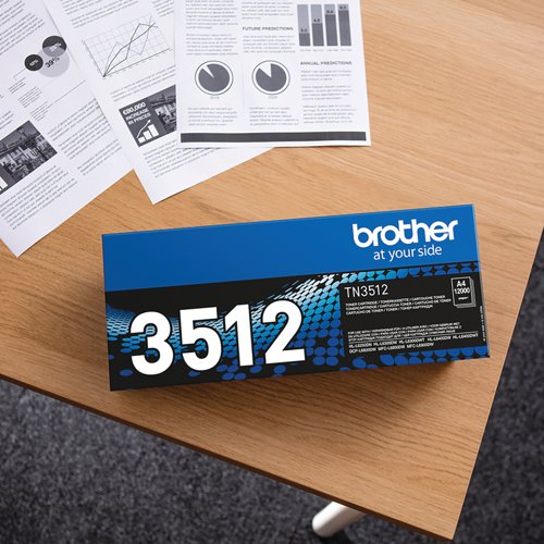 Brother TN-3512 Toner Cartridge Super High Yield Black TN3512 - BA75566
