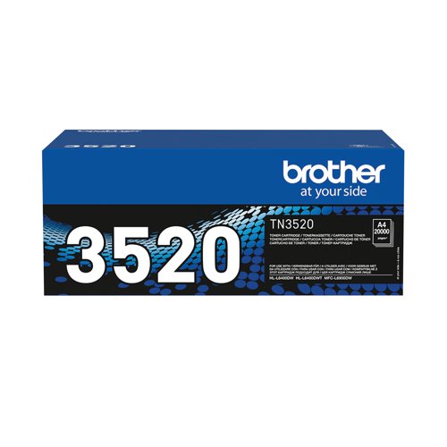 Brother TN-3520 Toner Cartridge Ultra High Yield Black TN3520
