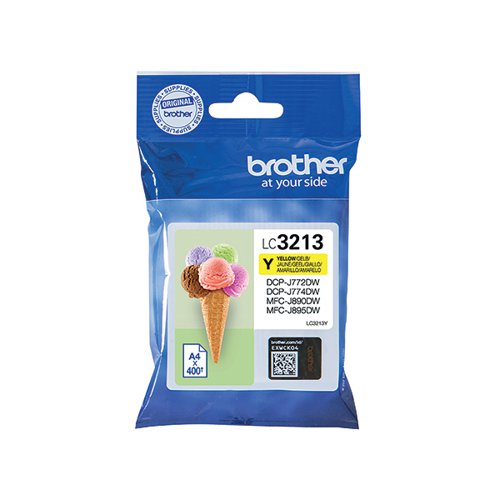 Brother LC3213Y Inkjet Cartridge High Yield Yellow LC3213Y
