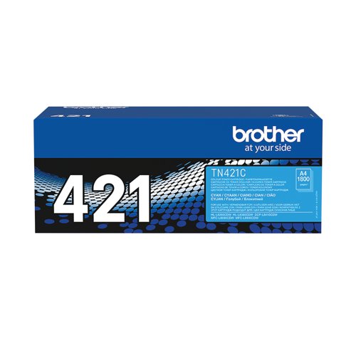 Brother TN-421C Toner Cartridge Cyan TN421C - BA77159