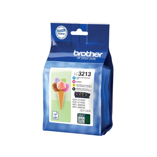 Brother LC3213 Inkjet Cartridge Multipack CMYK LC3213VAL - BA78016