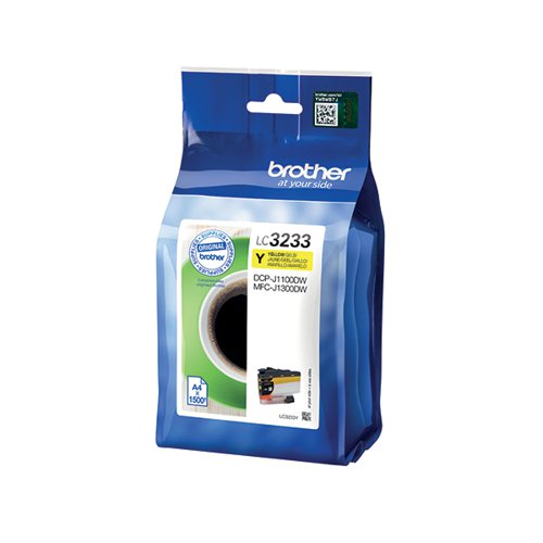 Brother LC3233Y Inkjet Cartridge High Yield Yellow LC3233Y