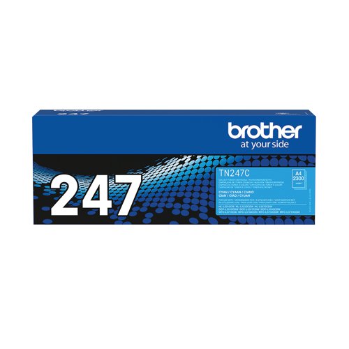 Brother TN-247C Toner Cartridge High Yield Cyan TN247C - BA78759