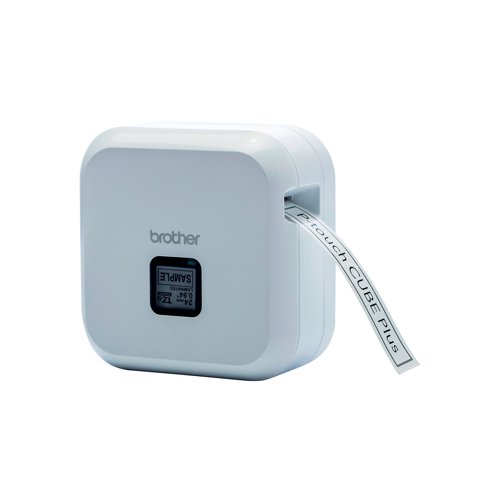 Brother P-touch Cube Plus Label Printer with Bluetooth White PT