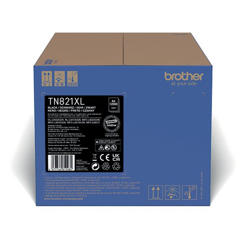 BA81098 Brother TN-821XLBK Toner Cartridge High Yield Black TN821XLBK