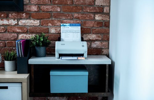 The Brother ADS-4100 Document Scanner is ideal for the home or office, it is simple and intuitive, a highly versatile scanner for businesses needing to digitise a wide range of media. Can handle paper to plastic cards.
