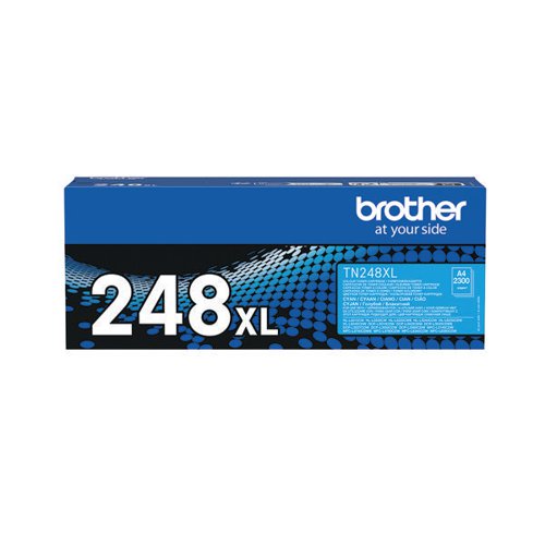 Brother TN-248XLC Toner Cartridge High Yield Cyan TN248XLC
