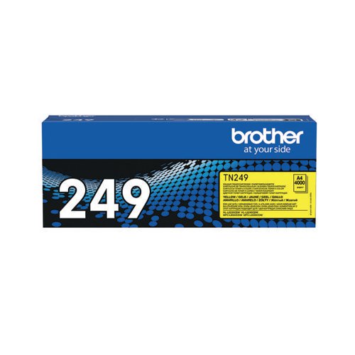 BA82185 Brother TN-249Y Toner Cartridge Ultra High Yield Yellow TN249Y