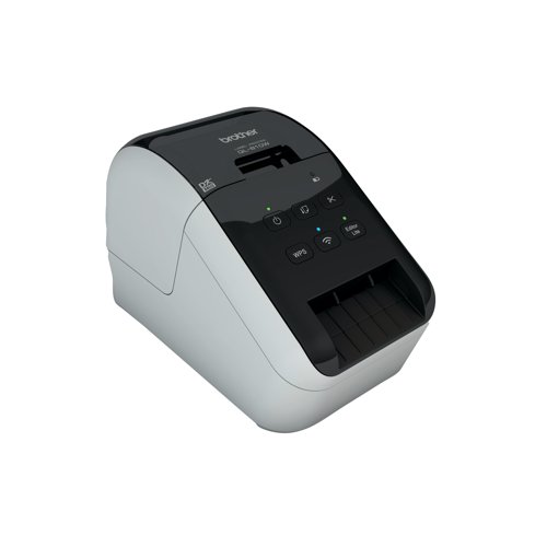 The Brother QL-810Wc Wireless Label Printer connects to your PC, Mac, smartphone or tablet using USB or Wi-Fi. The built-in P-touch Editor Lite software is so easy to use, simply connect the printer to your computer, click the icon to launch the software and design and print your labels. Thanks to its advanced print mechanism and special label roll, you can also print labels that can contain both black and red colours without the need for ink and toner. And when you discover you can print custom sized labels up to one metre in length using the integrated cutter and continuous label rolls. Ideal choice for offices, workgroups, mail rooms and receptions.