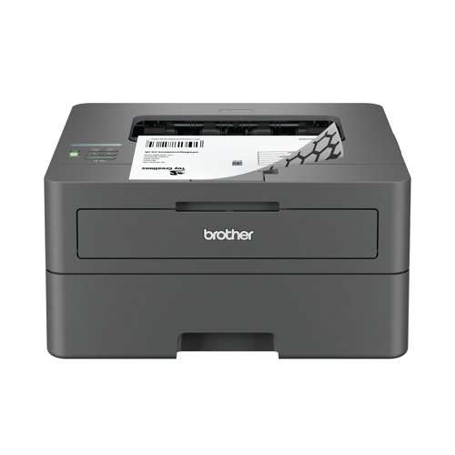 Work smarter from anywhere at home or in the office with the easily connected Brother HL-L2445DW mono A4 laser printer. With a 64MB memory. The HL-L2445DW provides a range of robust features. Secure by design, it uses triple-layer security at a device, network and document level, for peace of mind and guarantees that the integrity of your data is maintained. Hosting a range of efficiency-boosting features, this mono laser printer saves you time with fast flawless printing, automatic 2-sided print of up to 16 sides per minute and a generous 250 sheet paper tray capacity. Print speed of up to 32 ppm. A quiet mode to reduce the printing noise. Connect with Hi-Speed USB 2.0, Wireless, Wi-Fi Direct. Mobile and Web connectivity: Brother Mobile Connect, Brother Print Service Plugin, Mopria (Android), Brother Mobile Connect (iPad/iphone), Apple AirPrint. A quiet mode to reduce the printing noise. All controlled via a 1 line LCD with keys. Supplied with a 1,200 page yield toner.