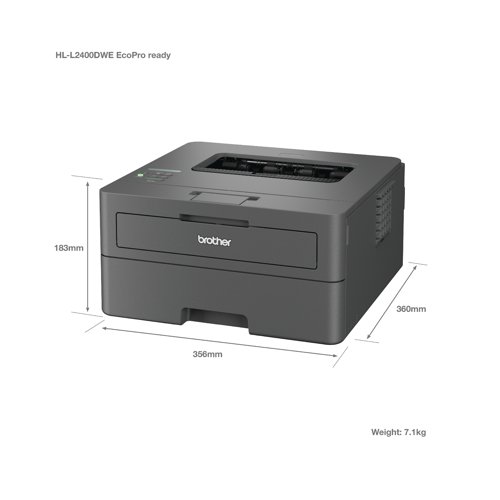 Brother HL-L2445DW Mono Laser Printer HLL2445DWZU1 - BA82912