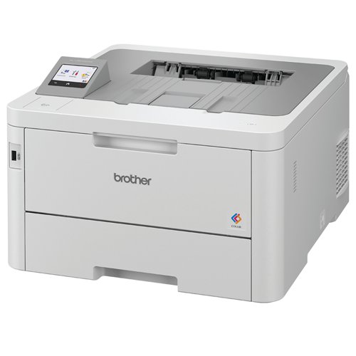 Brother HL-L8240CDW Professional Compact Colour LED Printer comes with a flexible suite of security features and solutions that can be tailored to your business. Includes Near Field Communications (NFC)/card reader support. Print resolution of 600 x 600 dpi. 30 ppm 1-sided, 12 sides per minute mono/colour 2-sided. A 250 sheet standard paper input tray, with a 30 sheet multi-purpose tray. Mobile and web connectivity: Brother Mobile Connect (Android), Brother Mobile Connect (iPad/iPhone), Brother Print Service Plugin, Apple AirPrint, Mopria, Web Connect. Connectivity: Gigabit Ethernet, USB, and wireless network 2.4GHz and 5GHz support. With a 6.8cm colour touchscreen LCD control panel. Supplied with in-box toners. Dimensions: 399 x 446 x 274mm. 16.80kg. Recommended monthly duty cycle of up to 4,000 pages.