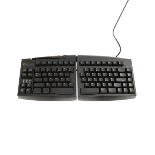 BAK99129 Bakker Elkhuizen Goldtouch Adjustable V2 Ergonomic Split Keyboard UK Layout Black BNEGTBUK