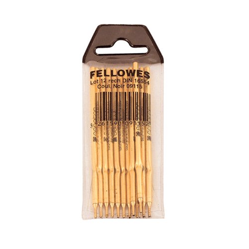 Fellowes Ballpoint Desk Pen and Chain Refill Pack 12 0911501