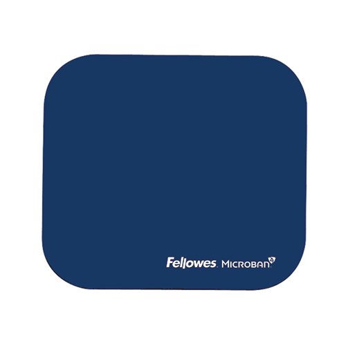Fellowes Mouse Pad Microban Antibacterial Protection Navy 5933805 Mouse Mats BB44011