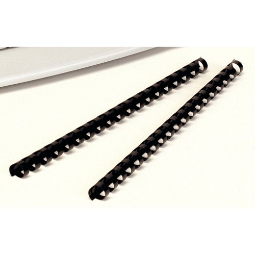 Fellowes A4 Binding Combs 19mm Black (Pack of 100) 53477 BB53477 Buy online at Office 5Star or contact us Tel 01594 810081 for assistance
