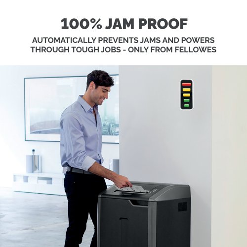 Designed for heavy use by up to 20 users, the Fellowes 425Ci Cross-Cut Shredder is a capable office machine for keeping data safe. It shreds up to 28 sheets at once into tiny 4x30mm particles, making it significantly more difficult for thieves to reconstruct stolen documents. A large 121 litre bin means less time spent emptying out waste. The 425Ci also features an auto-oil mechanism to keep the cutters working smoothly and improve your shredder's longevity. 120 GBP / 150 Euro Cashback